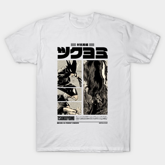 JET-BLACK HERO II | MANGA DESIGN T-Shirt by Black Kitsune Argentina